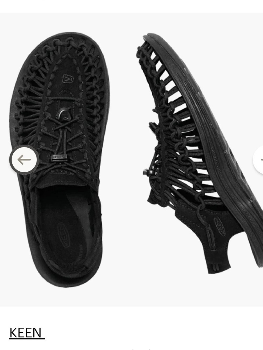 KEEN UNEEK Sandals - Men's Wayer Shoes Size 9